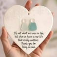 thumbnail image 2 of Heart-Shaped Sea Glass Friendship Decor - Timeless Friendship Heart Keepsake - Christmas Pendant for Christmas Tree Hanging Ornaments, Sea Glass Art for Best Friends (1PCS), 2 of 9