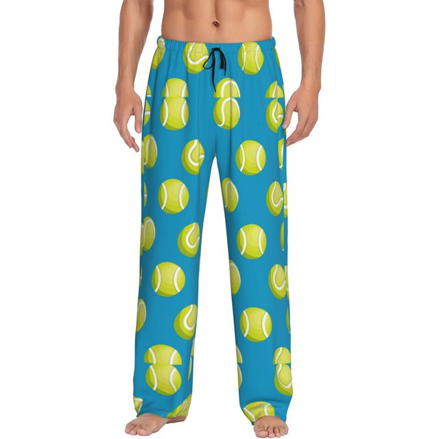 Balery Ball Tennis Pantalones de pijama para hombre, pijama ultraligero, pantalón de descanso-Small