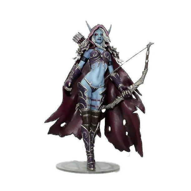 Jouets périphériques d'anime World Of Warcraft Sylvanas statue de la reine  des morts-vivants ornements de poupée modèle faits à la main 