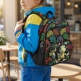 thumbnail image 2 of KUIFORTI Dinosaur Green Toddler Backpack Boys Kids School Bag with Side Pockets Adjustable Straps Lightweight for Preschool Kindergarten Back to School Supplies, 2 of 7