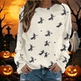 thumbnail image 2 of Kezqiaxn Womens Sweatshirt Fall Long Sleeve Loose Casual Tops Halloween Costumes Sweatshirts for Women Fashion Clothing, 2 of 6