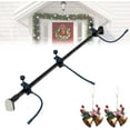 thumbnail image 2 of Meggemo Adjustable Front Door Garland Hanger - Heavy Duty Easy Install Design - No-Damage Door Frame Holder For Wreaths, Lights & Christmas Holiday Decorations, 2 of 4