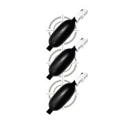 Black Bunker Splat Blaster Shooting Targets, 3 Pack