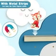 thumbnail image 5 of Tonie Magnetic Wall Shelf Set of 3, Wooden Floating Shelves for Tonie Figures, Toniebox, Charging Station, Decorative Hanging Shelf for Kids, Nursery Room (Cloud and 2 Lightning), 5 of 7