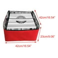 thumbnail image 5 of Ramiter Sac à Pizza Extra Grand Isolation Thermique Livraison de Repas d'Hiver Couverture Pizza Rouge Gratuite Placard, 5 of 5