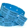 thumbnail image 5 of 500-Pack Tactical Draw Tickets, Double Roll, Event Tickets, Admission, Classroom Awards, Fundraising & Prizes- Blue, 5 of 5