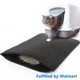 thumbnail image 1 of Prime Pets Cat Litter Trapping Mat, Double Layer Kitty Litter Trapper Pad, Non-Slip,24x15 in,Black, 1 of 8