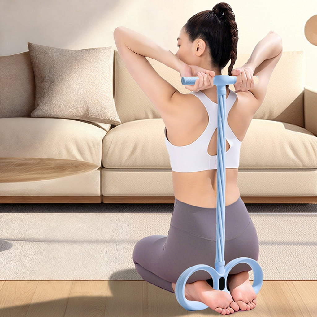 Elastic Resistance Rope with Digital Counter & Handles For Whole Body Toning And Alignment Correction