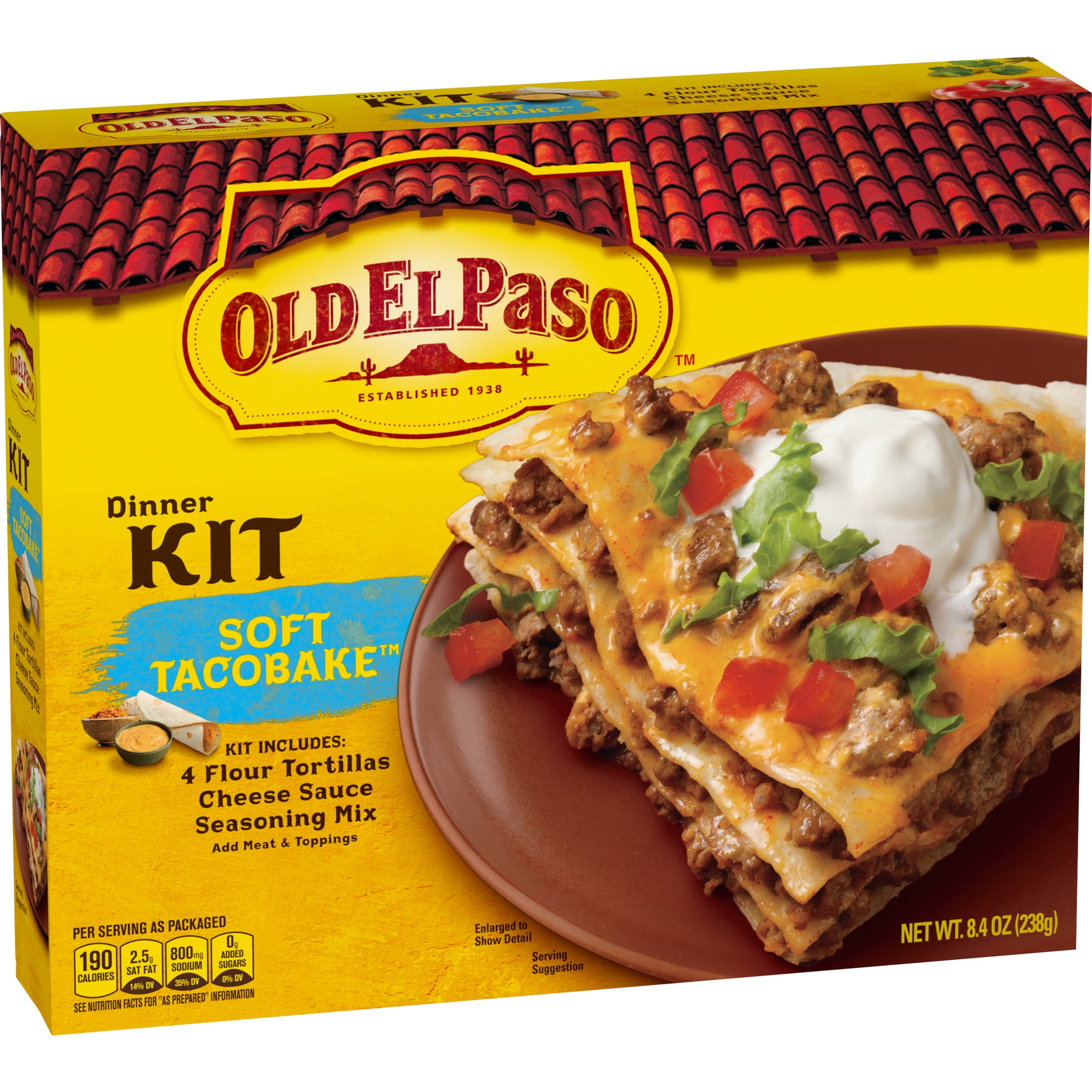 Old El Paso Soft TacoBake Dinner Kit, 8.4 oz.