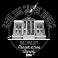 thumbnail image 2 of Men's Back to the Future Save The Clock Tower  Graphic T-Shirt, 2 of 5