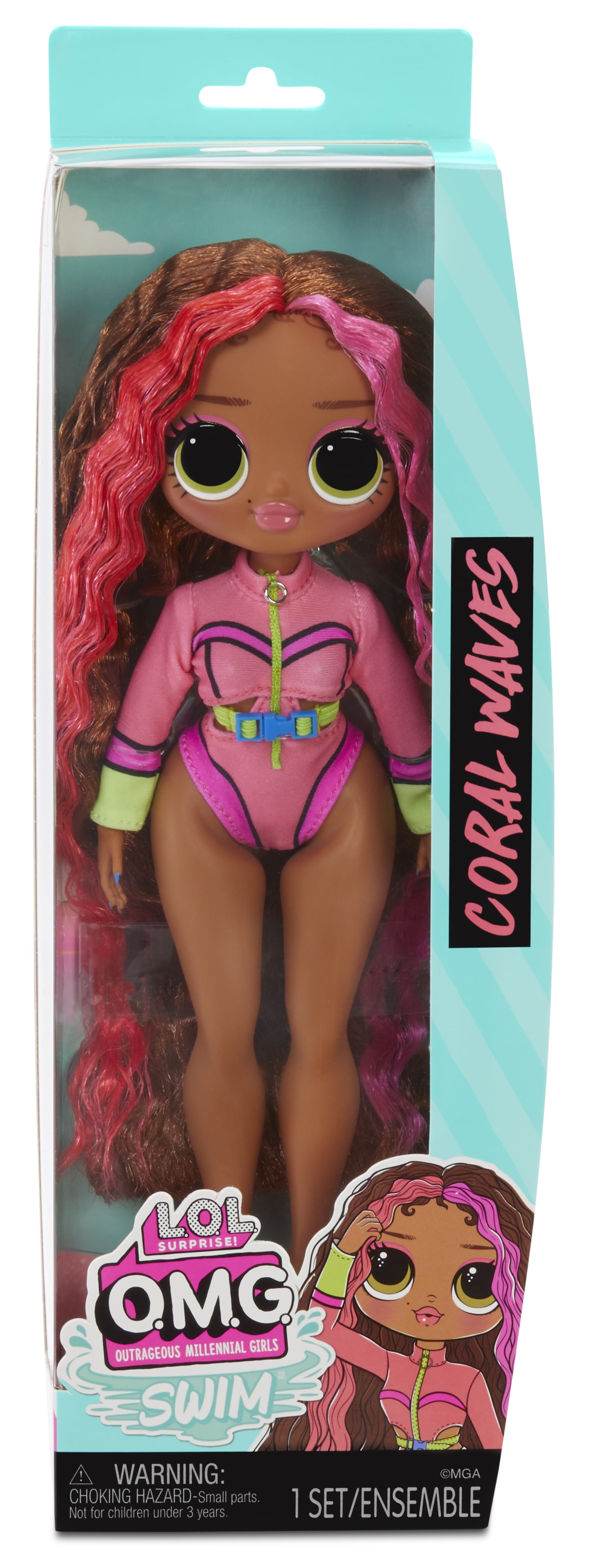 L. O. L. Surprise! O. M. G. Swim Fashion Doll Coral Waves