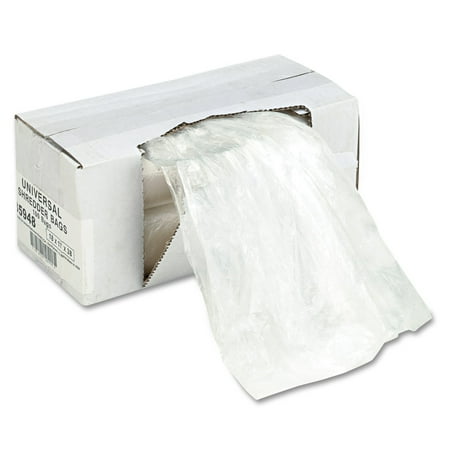 High Density Polyethylene Resin 35948 High-Density Shredder Bags, 25-33 Gal Capacity, 100/Ct Shredder, Puncture-resistant polyethylene resin Bags. By Universal ()