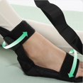 thumbnail image 2 of Ergonomic Design Yoga Stretch Band - Ankle Protect 7 Loops Hamstring Stretcher, Flexibility Breathable Foot Trainer Tape (Blue), 2 of 7