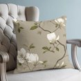 thumbnail image 4 of Pillow Covers 16x16 Set of 2, Spring Floral Throw Pillow Covers Decorative Couch Cushion Cover, Pastoral Summer Botanical Flower Vintage Microfiber Soft Square Pillowcases for Bedroom Living Room, 4 of 9