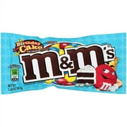 M&M's, Birthday Cake Milk Chocolate Candies, 1.4 Oz