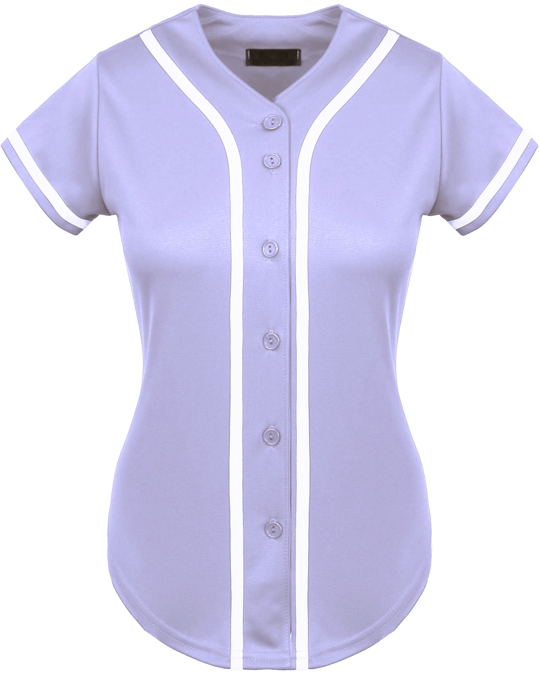 womens baseball button down shirt
