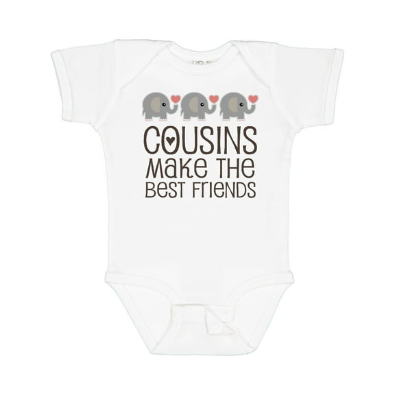 Inktastic Cousins Make the Best Friends Boys or Girls Baby Bodysuit