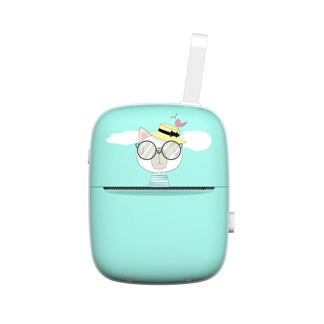 imprimante Thermique Mini Portable Sans Fil BT 203dpi Photo Étiquette Mémo Question Erronée Impression avec Câble USB imprimante Portable, Impression Multi-Format