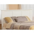 thumbnail image 2 of Pemberly Row Madison King Solid Wood Panel Headboard in White, 2 of 6