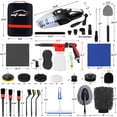 thumbnail image 2 of Kit de Limpieza para Lavado de Coches AUTODECO Negro con Pistola de Espuma y Accesorios Completos, 2 of 9