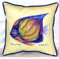 thumbnail image 4 of Sailfin Tang - Yellow Large Indoor/Outdoor Pillow 18x18, 4 of 4