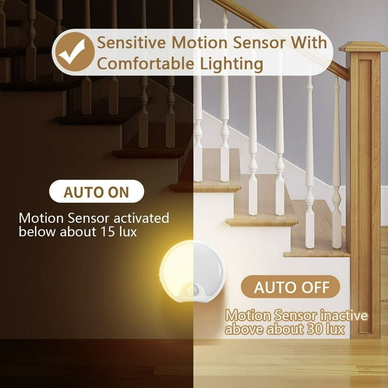 Motion sensor on sale stair lights indoor