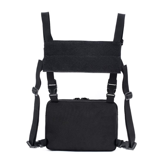 Bolsa De Aparejo De Pecho Deportivo Bolsa De Chaleco Multifuncional Bolsa De Pecho Ajustable Al Aire Libre matsuzay AP007648-01