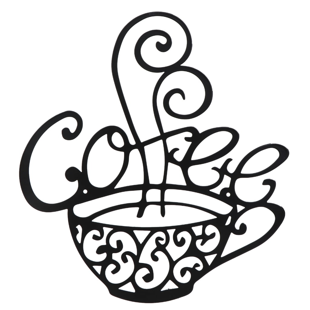 JULYING Metal Coffee Cup Wall Decor Wire Coffee Sign Cafe Themed Wall julying-metal-coffee-cup-wall-decor-wire-coffee-sign-cafe-themed-wall