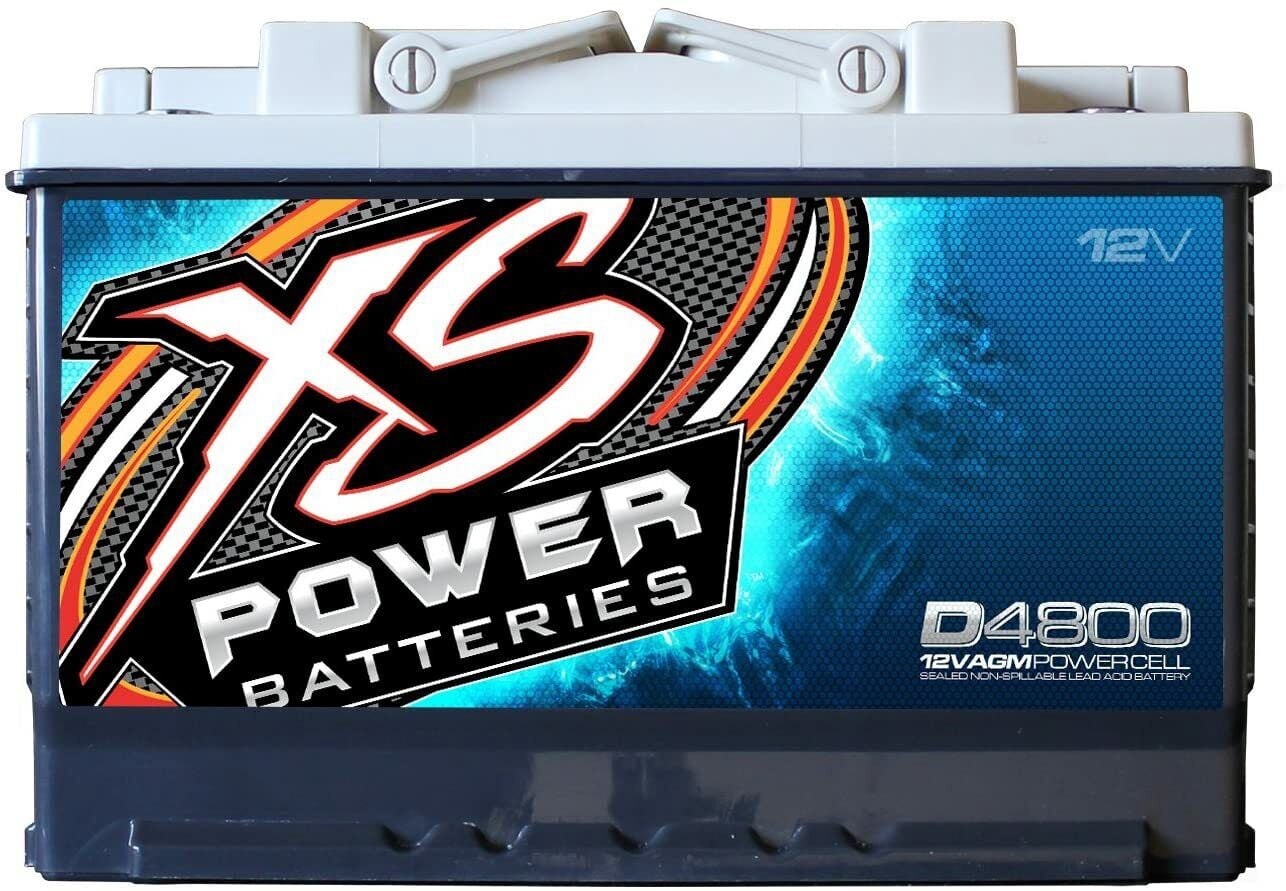 XS Power 12V 3000 Watt 74 AH AGM Car Audio Battery 3000 Amps BCI Group 48