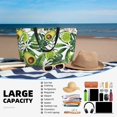 thumbnail image 5 of Honeii Watercolor Green Tropical for Tote Bag with Adjustable Strap,Beach Bag, Waterproof Sandproof Beach Tote Bag, Large Capacity Foldable Beach Bags, 5 of 7