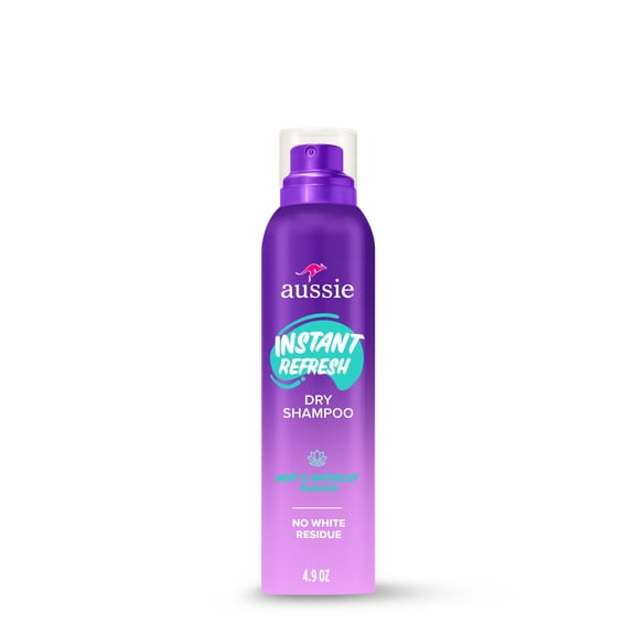 Aussie Instant Refresh Dry Shampoo for Straight, Wavy and Curly Hair, 4.9oz