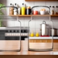 thumbnail image 4 of Juego de 2 Recipientes de Vidrio LAV Contenedores Cristal Almacenamiento Cocina 890ml, 4 of 5