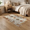 thumbnail image 2 of ODIKA Cow Spotted Boho Southwestern Speckle Abstract Inspired Patchwork Easy Care Kids Safe for Small Living Room, Playroom, Bedroom, 2 of 7