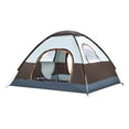 thumbnail image 3 of 4 Person Camping Tent Portable Instants Waterproof Tent With Storage Bag, Waterproof Family Camping Tent, Easy Set Up Tent, Windproof Dome Tent for Camping Outdoor Hiking Picnic Traveling,Black, 3 of 6