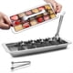 thumbnail image 2 of Bandeja de Hielo de Acero Inoxidable. Molde Metálico Apto para Uso Alimentario para Whisky y Cócteles. Congelación Rápida y Fácil Liberación con un Solo ., 2 of 5
