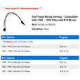 thumbnail image 2 of Fuel Pump Wiring Harness - Compatible with 1985 - 1994 Chevy S10 Blazer 1986 1987 1988 1989 1990 1991 1992 1993, 2 of 2