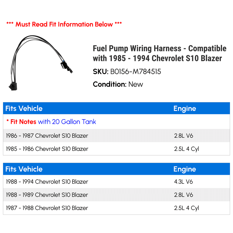1994 Chevy S10 Wiring Diagram