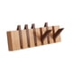 thumbnail image 5 of Perchero de madera para pared con forma de piano, perchero con gancho para colgar en la pared, único, abatible hacia abajo, moderno para entrada de 6 teclas, 5 of 9