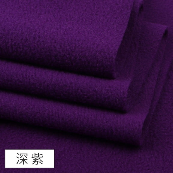 XmhyTop-A 100x160cm Polar Fleece Fabric for DIY Sewing, Blankets, Clothing & Home Decor Projects,1 Piece,Dark Purple A
