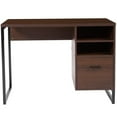thumbnail image 6 of Bowery Hill Computer Desk in Rustic Wood Grain, 6 of 11