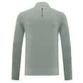 thumbnail image 6 of Wancir Men's Quarter Zip Pullover Sweats Long Sleeve Active Performance Shirt Athletic Quick Dry Tops, 6 of 6