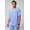Ceil Blue, variant on Men's Helix Scrub Top, 1-Pocket - MotionTech Fabric, Wrinkle-Resist, Chest Pocket, Regular Fit, Short Sleeve (Sizes Vary)