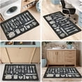 thumbnail image 2 of Diatom Mud Kitchen Mats for Floor, Waterproof Non-Skid Stain Resistant Kitchen Rugs, 23.6x35.4in Comfort Standing Mats for Home Kitchen Laundry Room Hallway Home Decoration, 2 of 7