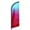 Blue&Red, variant on QSUM Gradient Colored Themed Feather Flag, 11FT Advertising Swooper Flag, Vivid Color and Fade Proof Signs for Businesses (Flagpole Not Included) (Purple&Blue)