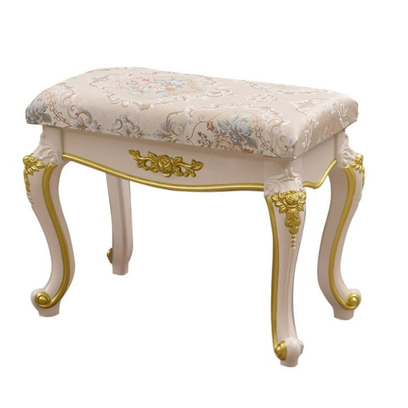 Vanity Stool, Makeup Bench Dressing Stools, Thick Padded Cushioned Chair, Piano Seat for Bathroom Bedroom Large Vanity Benches