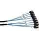 thumbnail image 2 of 4X SAS Cable Cable de Alta Velocidad 6Gbps 4 Puertos / Conjunto de Alta Calidad para Servidor de 0,5 Metros, 2 of 5