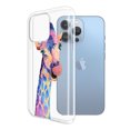 thumbnail image 2 of WIRESTER Soft TPU Clear Case Slim Protective Cover for Apple iPhone 13 Pro 6.1" 2021, Colorful Giraffe, 2 of 3