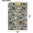 thumbnail image 2 of Coolnut Letter Size Clipboard Farm Animals Pattern Clipboards for A4 Paper Clip Hardboard with Low Profile Metal for Office School 12.5" x 9" Gifts, 2 of 4