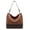 Two Tone Brown, variant on Wrangler Hobo Bags for Women Leather Tote Bag Shoulder Bag Top Handle Satchel Purses and Handbags, Two Tone Jean