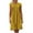 Yellow Womens Summer Dress, variant on USSUMA Beach Dresses for Women Casual Summer Linen Cotton Pleated T Shirt Midi Sun Dress Solid Short Sleeve Plus Sundresses Round Neck Vacation Dress Wedding Guest
